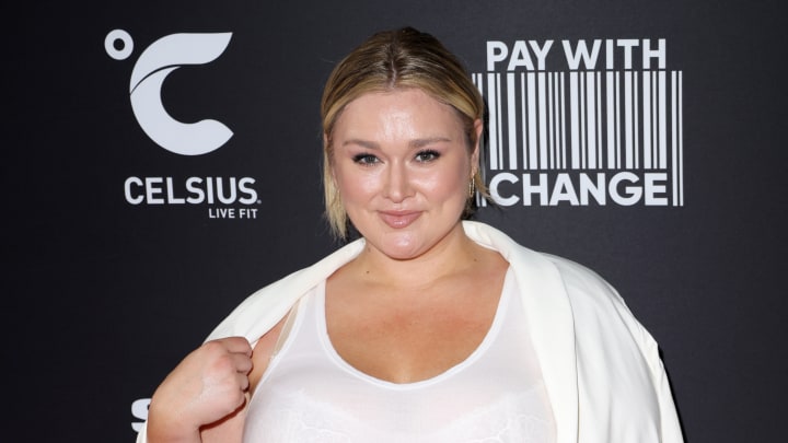  Hunter McGrady attends the launch of the 2022 SI Swimsuit Issue in Hollywood, Fla. 