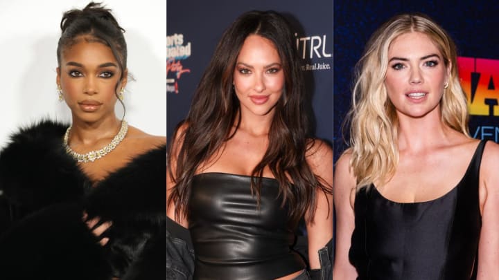 Lori Harvey, Christen Harper and Kate Upton Lori Harvey, Christen Harper and Kate Upton