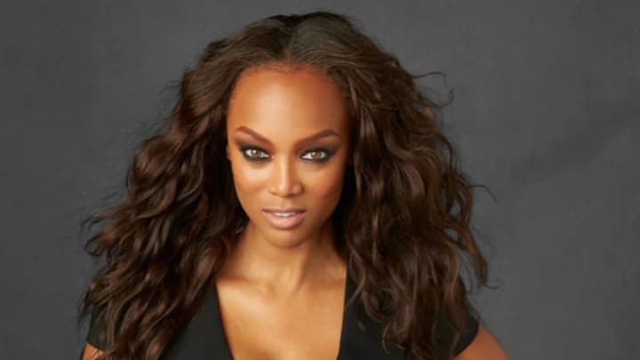 Tyra Banks was photographed by Walter Iooss Jr. in New York City.