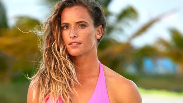 Courtney Conlogue was photographed by James Macari in Turks and Caicos.