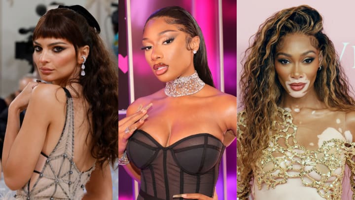 Emily Ratajkowski, Megan Thee Stallion and Winnie Harlow.