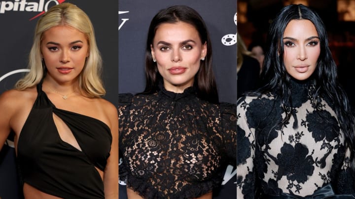 Olivia Dunne, Brooks Nader and Kim Kardashian