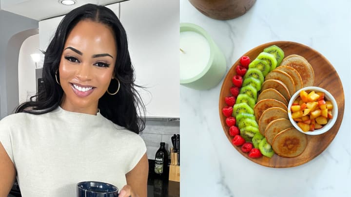 Brittney Nicole and one of her go-to breakfast options