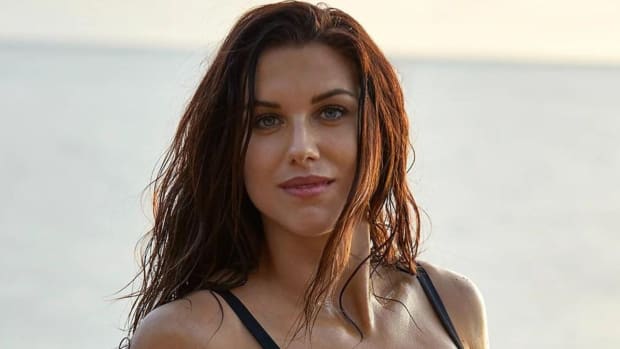 Our 8 Favorite Photos of Alex Morgan in Playing Soccer on the Beach in St. Lucia