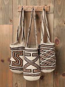 Mochilas are hand-woven bags from Colombia