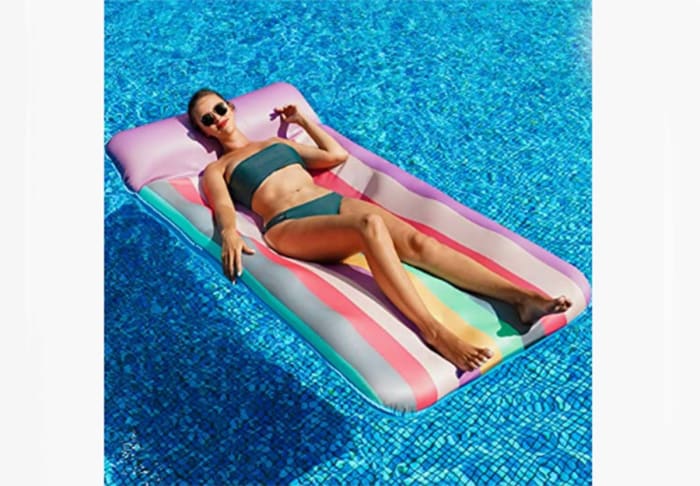 striped floatie