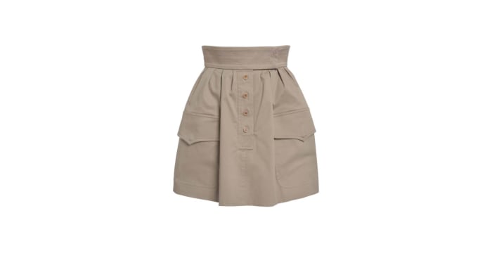 Moda Operandi - Elie Saab Pleated Gabardine Mini Skirt