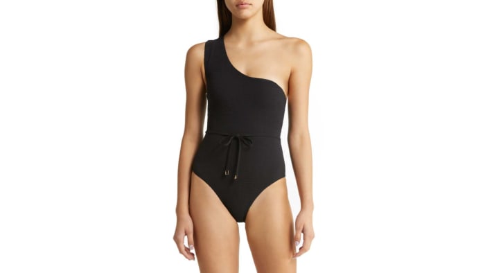 Sea Level Messina One-Shoulder Tie Waist One-Piece