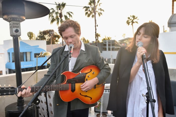 Korey Dane and Alyssa Miller perform in Venice, CA.