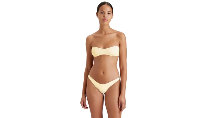 yellow bikini
