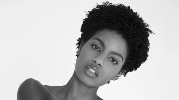 Ebonee Davis was photographed by Taylor Ballantyne in a New York studio.