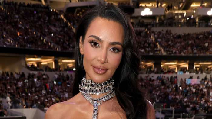 Kim Kardashian Wore a Top Made of Swarovski Crystals to the Beyoncé ...