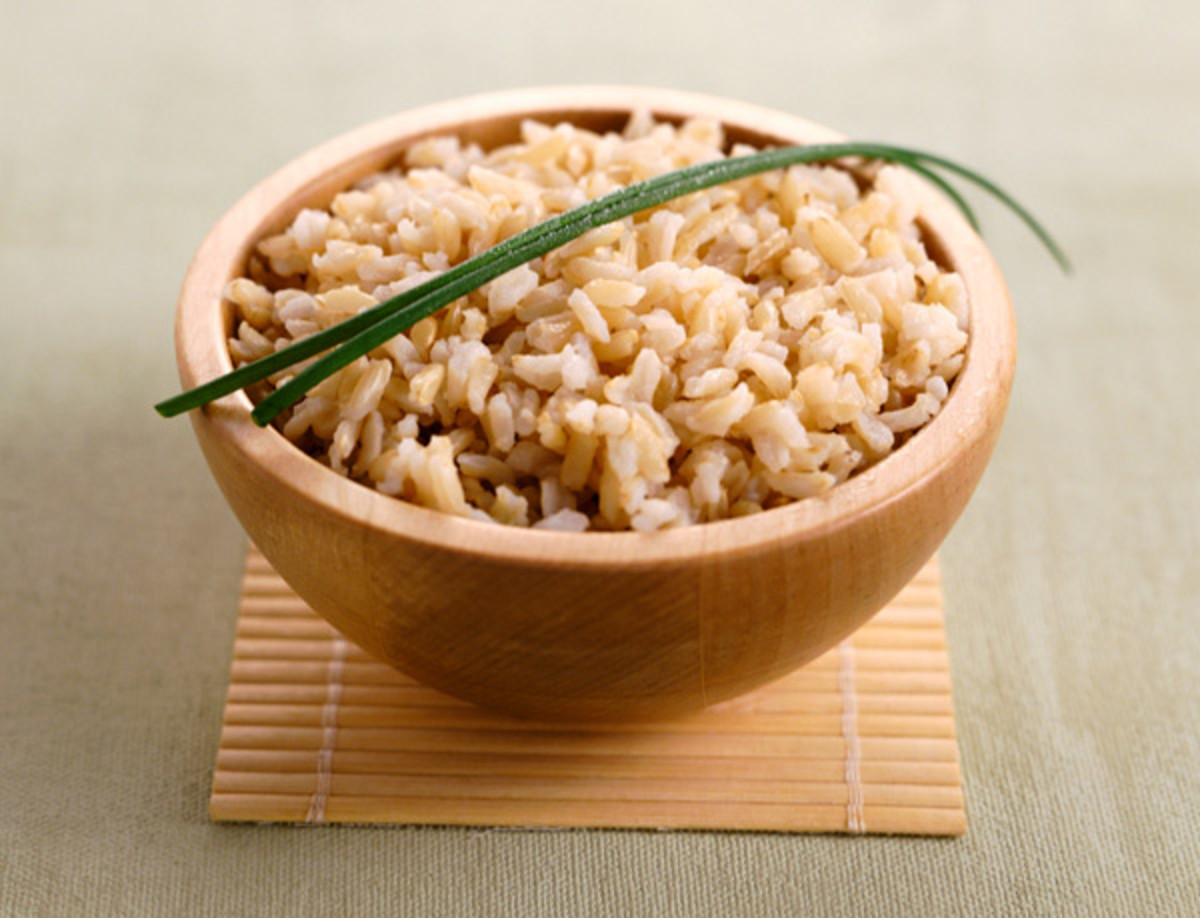 Brown rice can be used as a substitute for white rice.