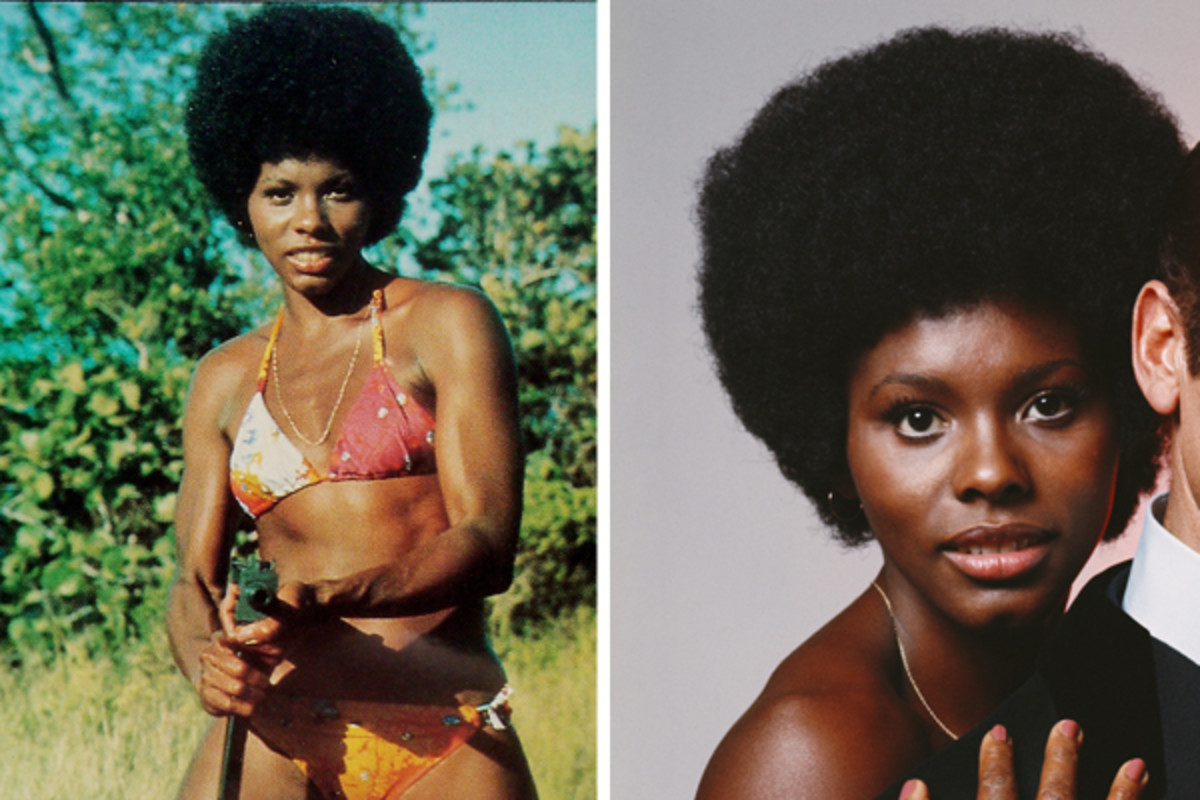 Rosie Carter (Gloria Hendry) in Live and Let Die  ::  Terry O'Neill/Getty Images  |  YouTube.com