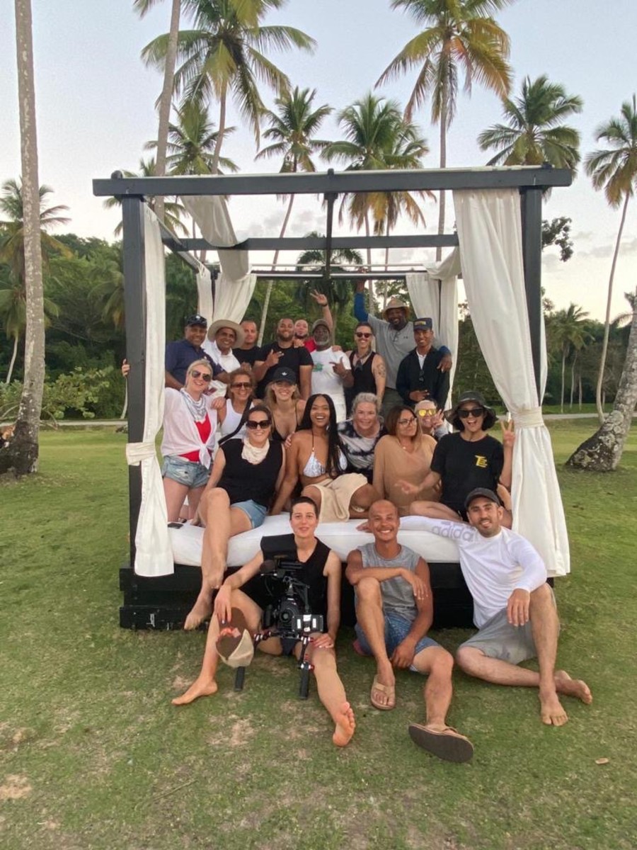 The SI Swimsuit crew shooting the 2020 magazine in the Dominican Republic.