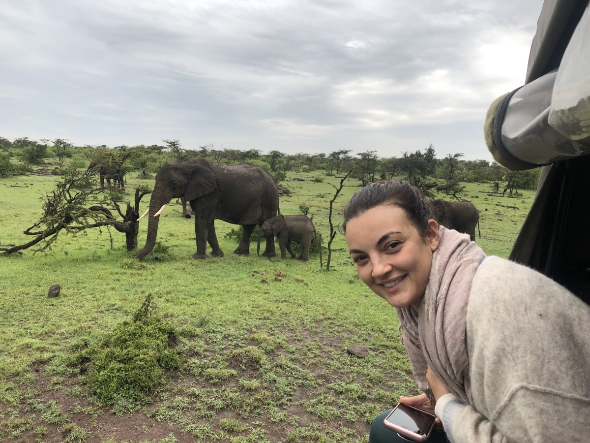 Janine Berey in Kenya for the 2019 issue.