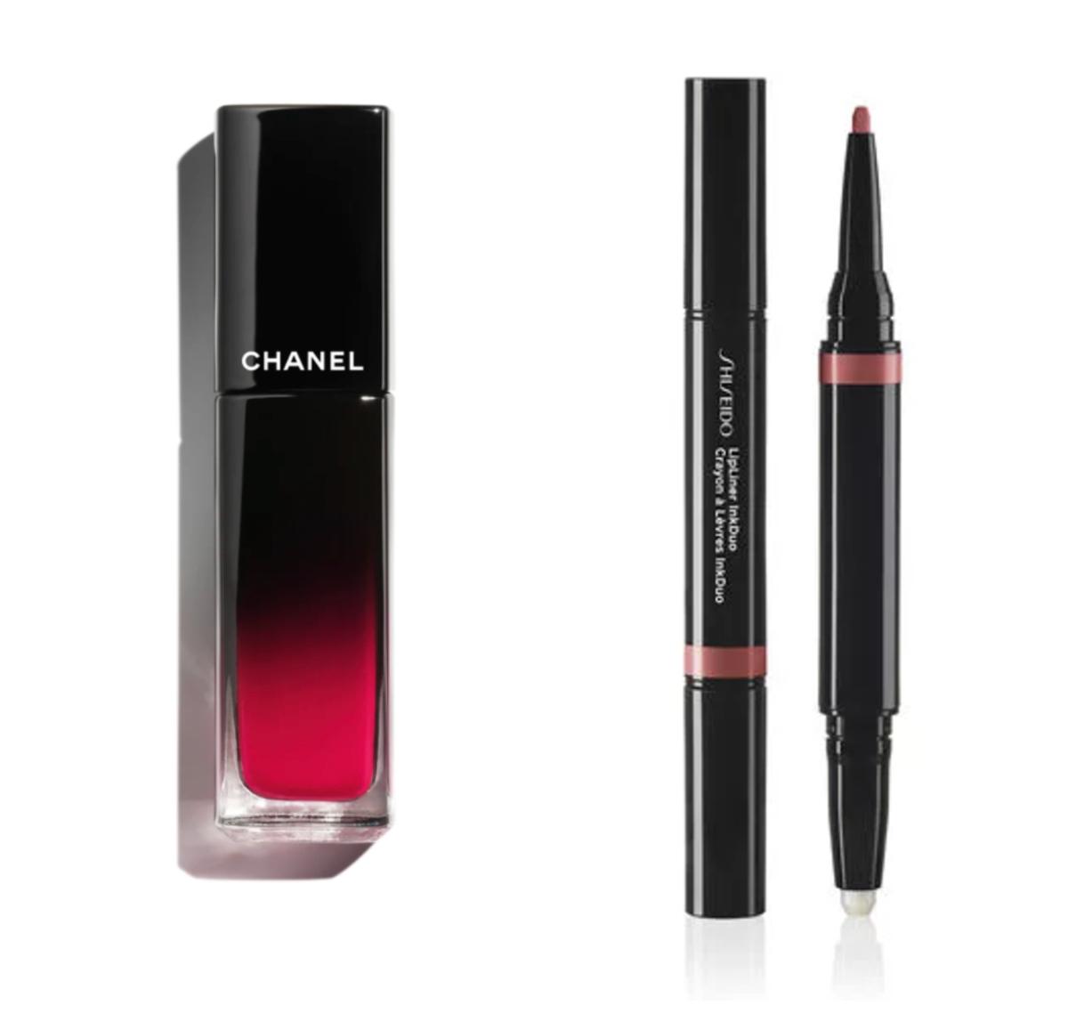 Immobilel n70 by Chanel with Mauve lip liner by Shiseido