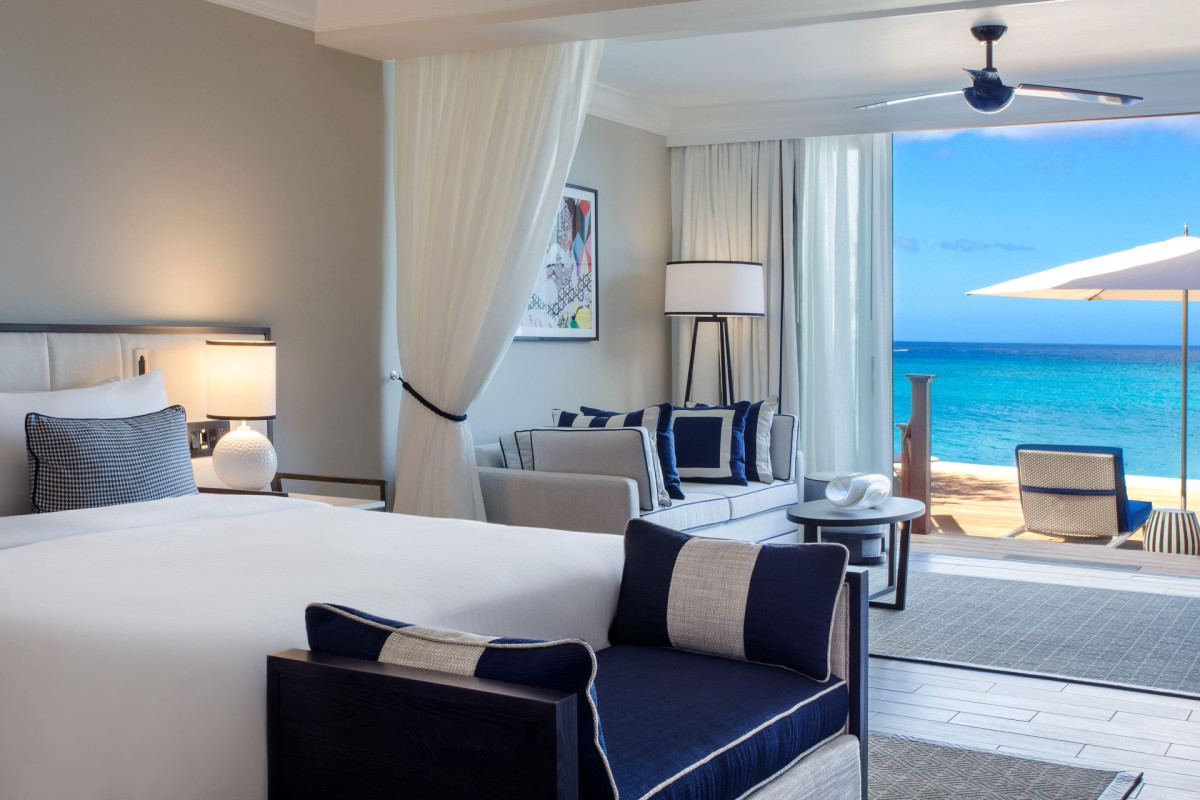 Every room has ocean views at Fairmont Royal Pavilion Barbados
