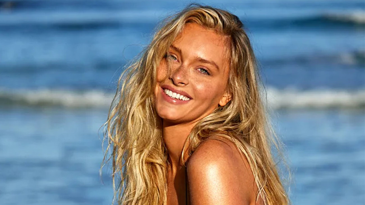 Camille Kostek was photographed by Josie Clough on Kangaroo Island, South Australia.