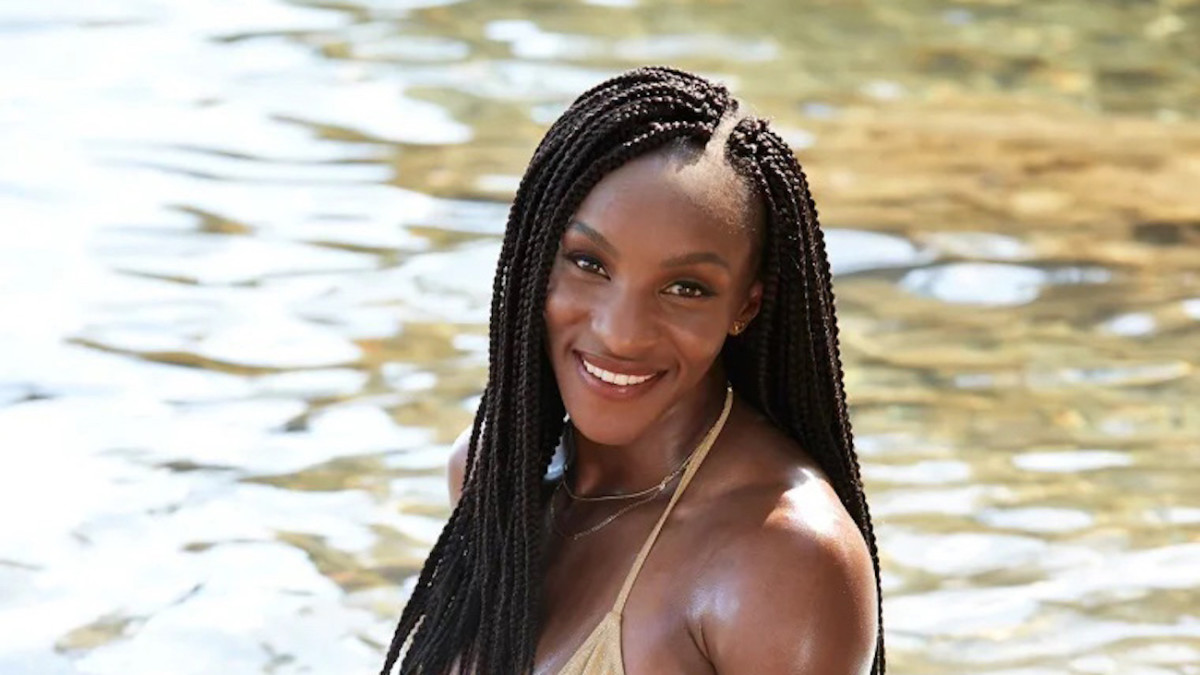 Crystal Dunn was photographed by Ben Watts in St. Lucia.