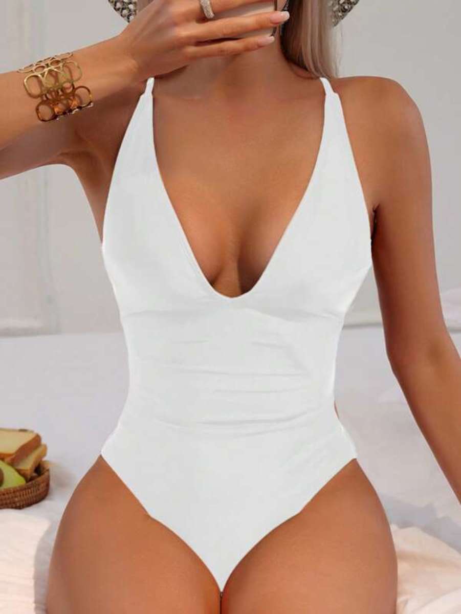 Toast Solid High Cut One-Piece Swimsuit