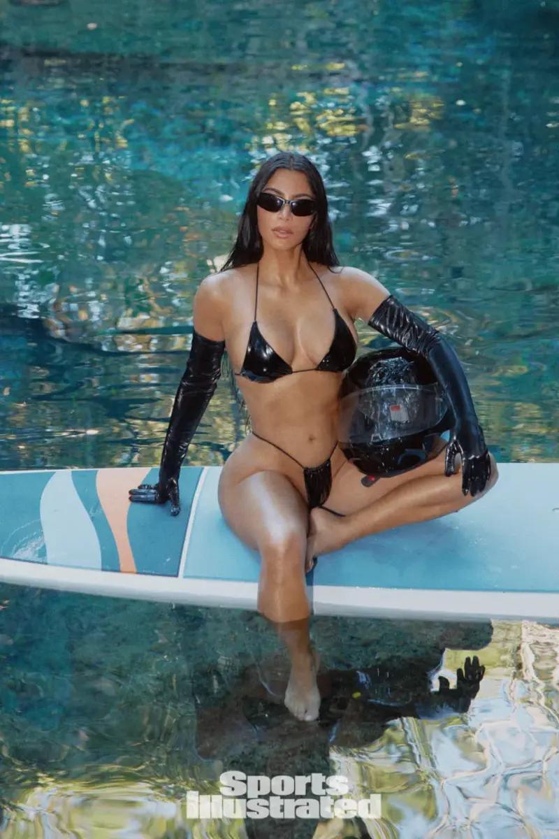 Kim Kardashian was photographed by Greg Swales in the Dominican Republic.