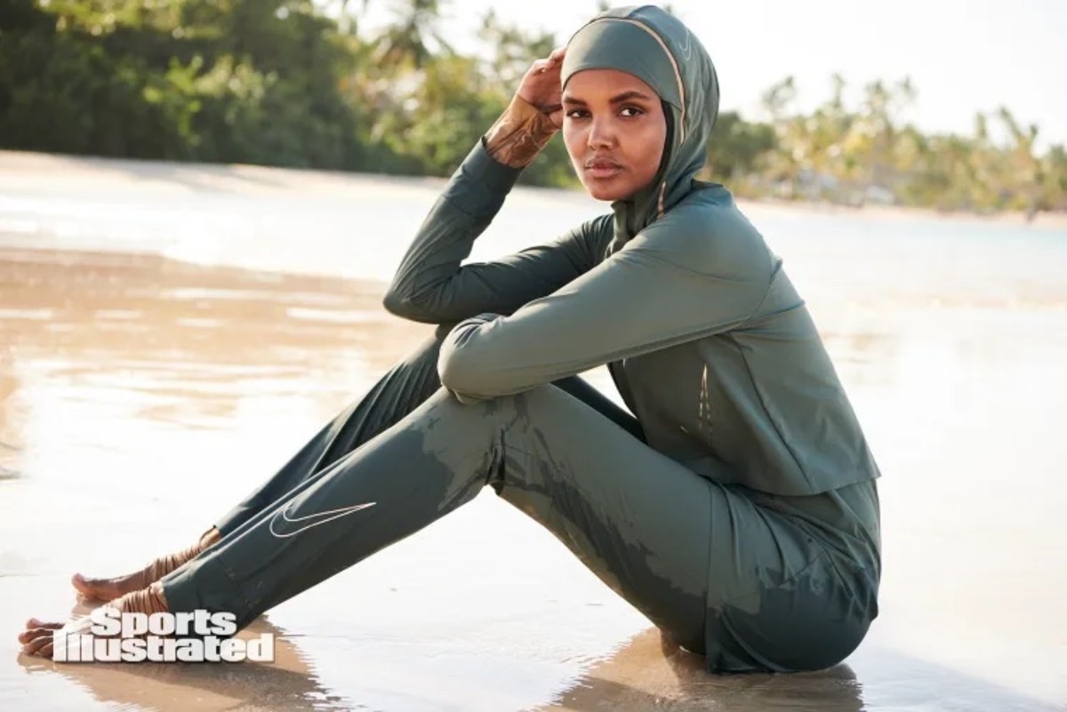 9 Incredible Pics from Halima Aden’s SI Swim Photoshoot in the ...