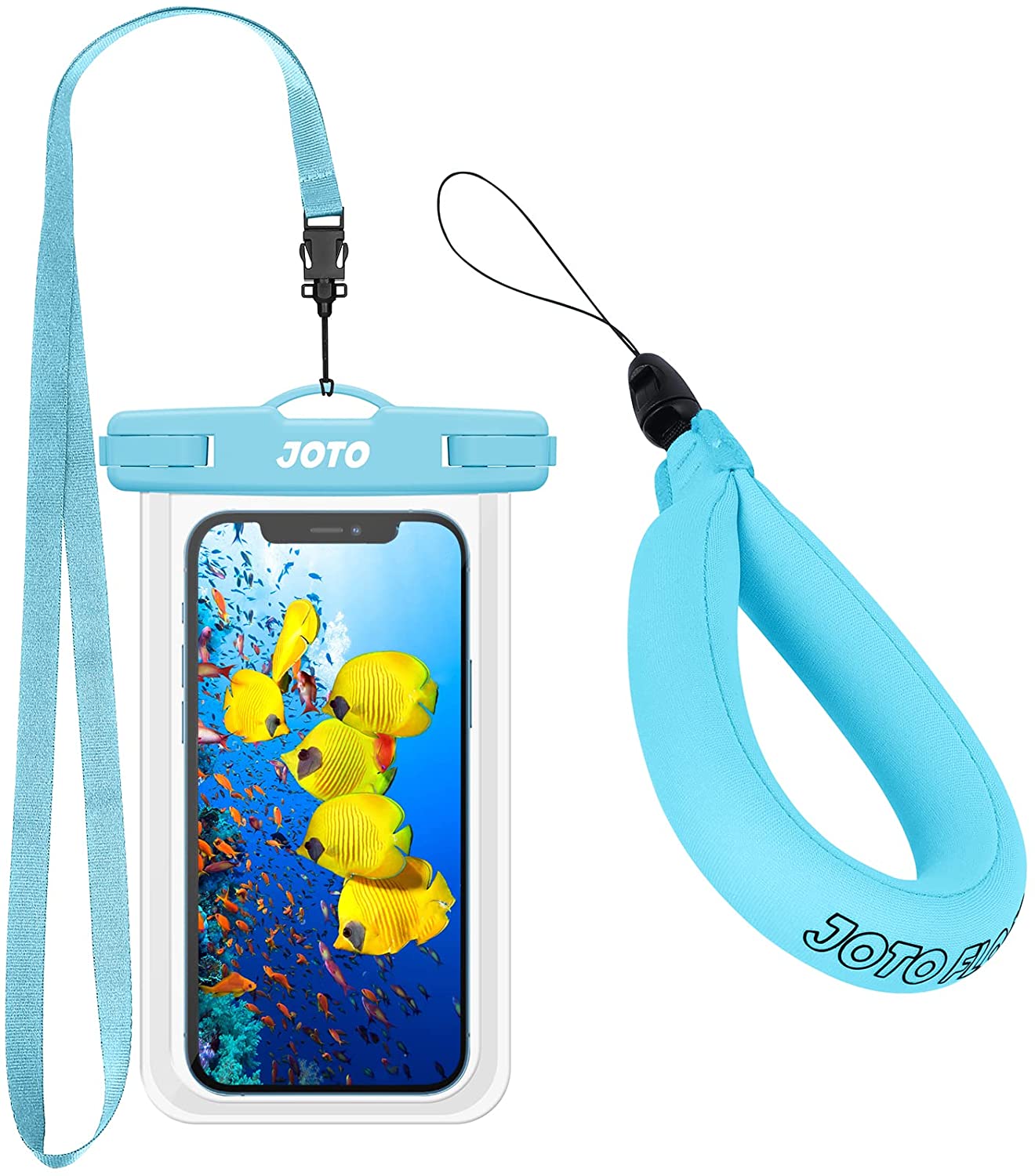 JOTO's waterproof case ensures nothing gets in yet still has full touch screen functionality.