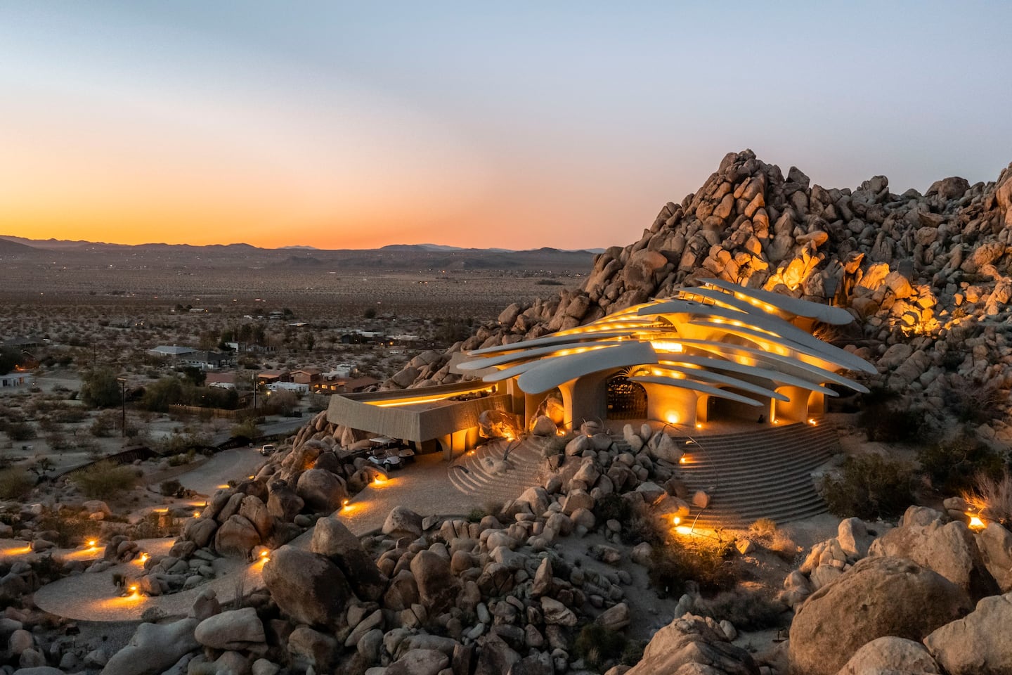 The famous Kellogg Doolittle estate in Joshua Tree, Calif., is an architectural marvel created over 25 years by architect Ken Kellogg and master craftsman John Vugrin.