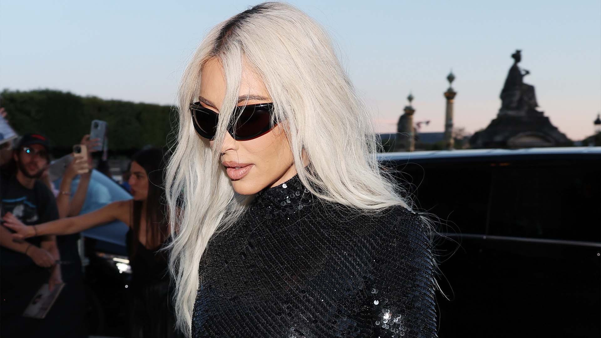 Kim Kardashian Stuns on Runway at Paris Couture Fashion Week - Swimsuit