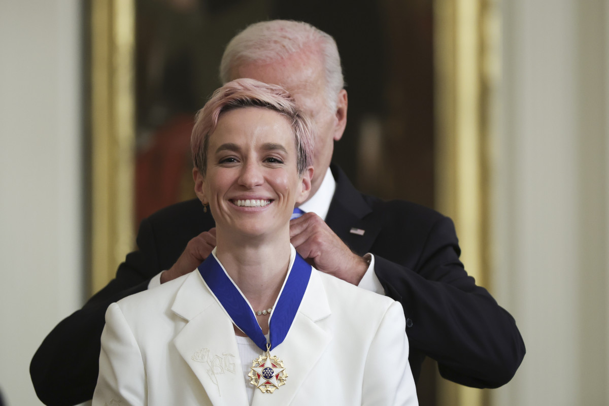 Simone Biles and Megan Rapinoe Receive Presidential Medal of Freedom