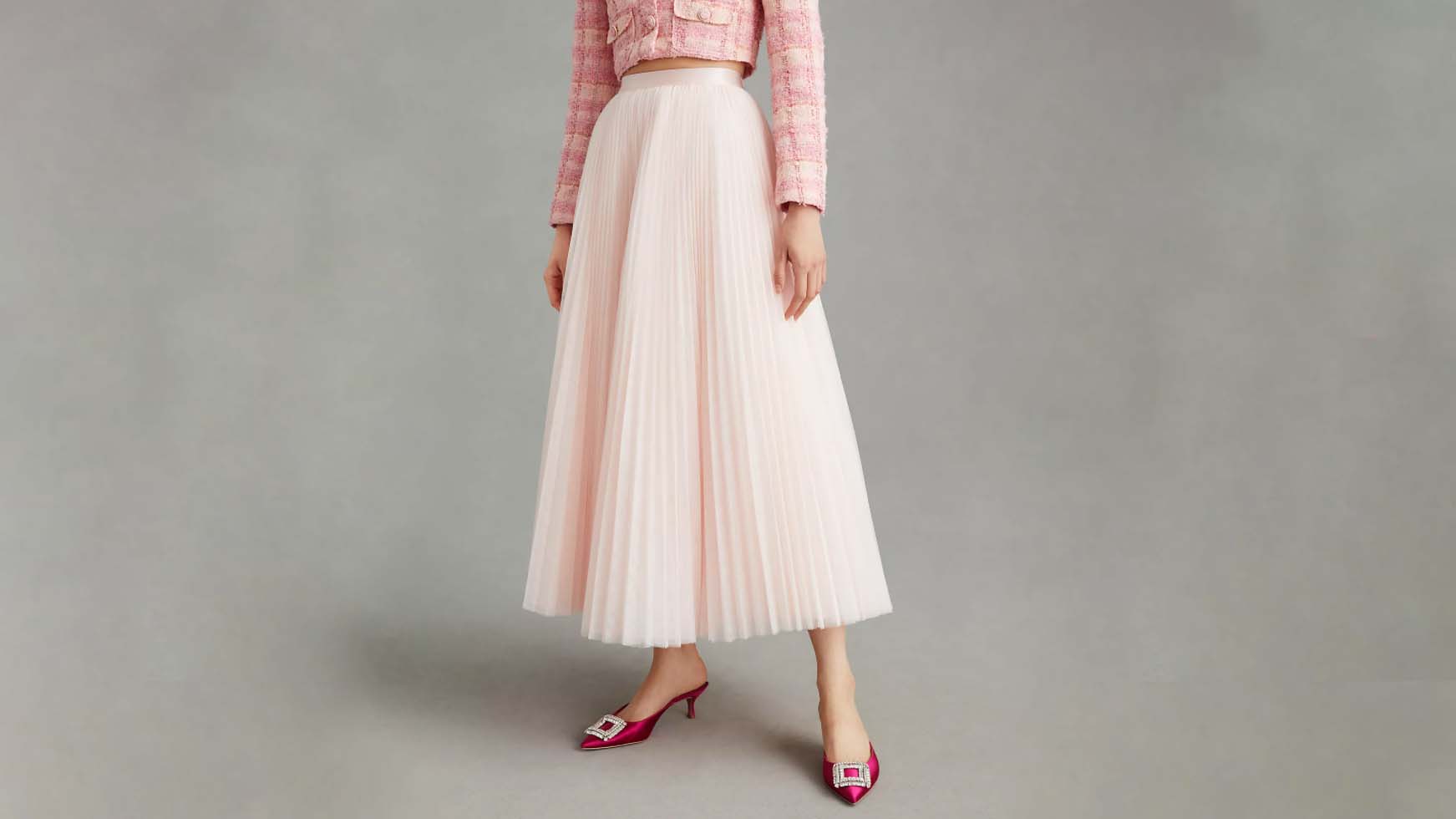 Anthropologie Hutch Pleated Tulle Skirt