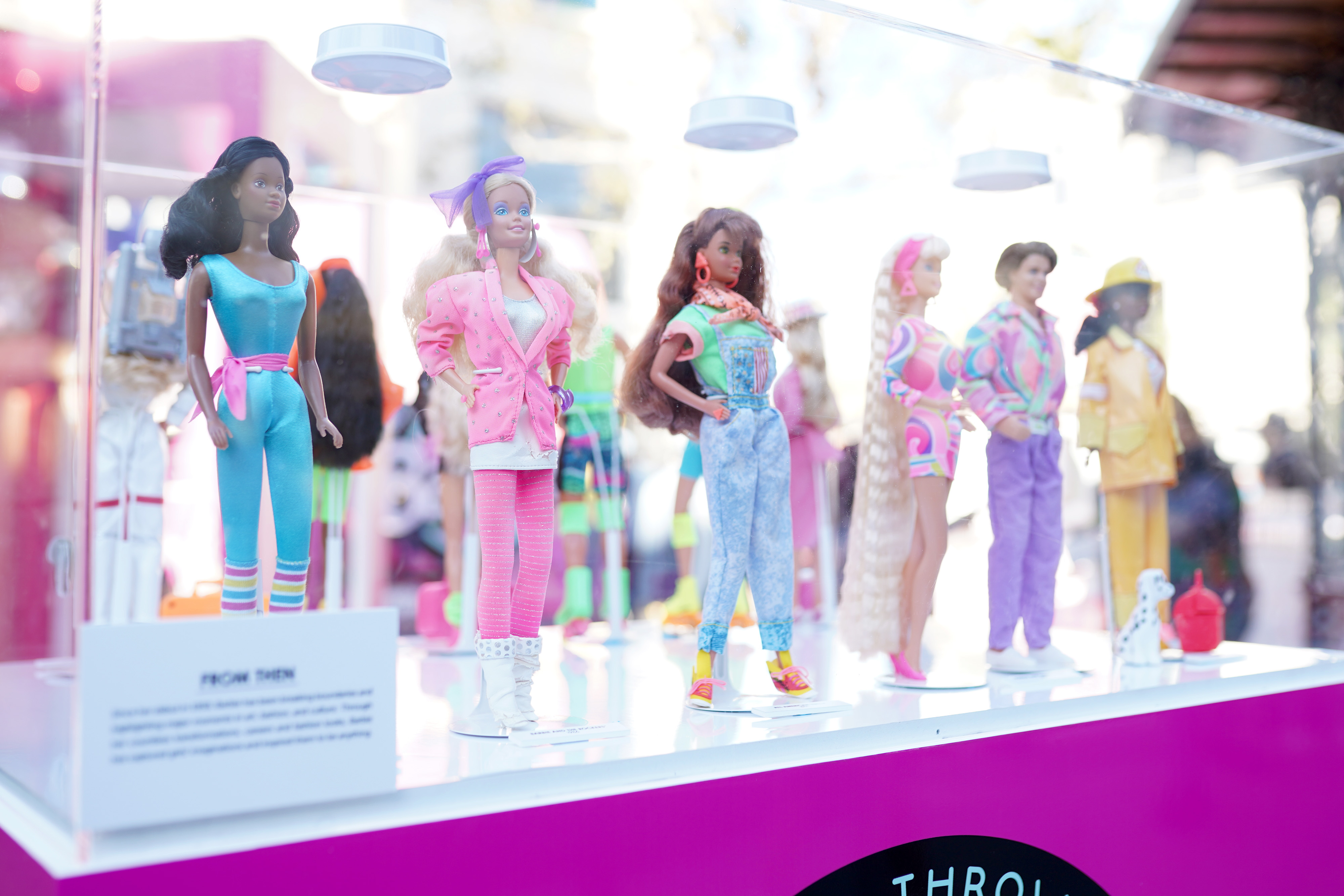 Product on display at the Barbie Truck Totally Throwback Tour Launch at The Grove on November 01, 2019 in Los Angeles, California. 