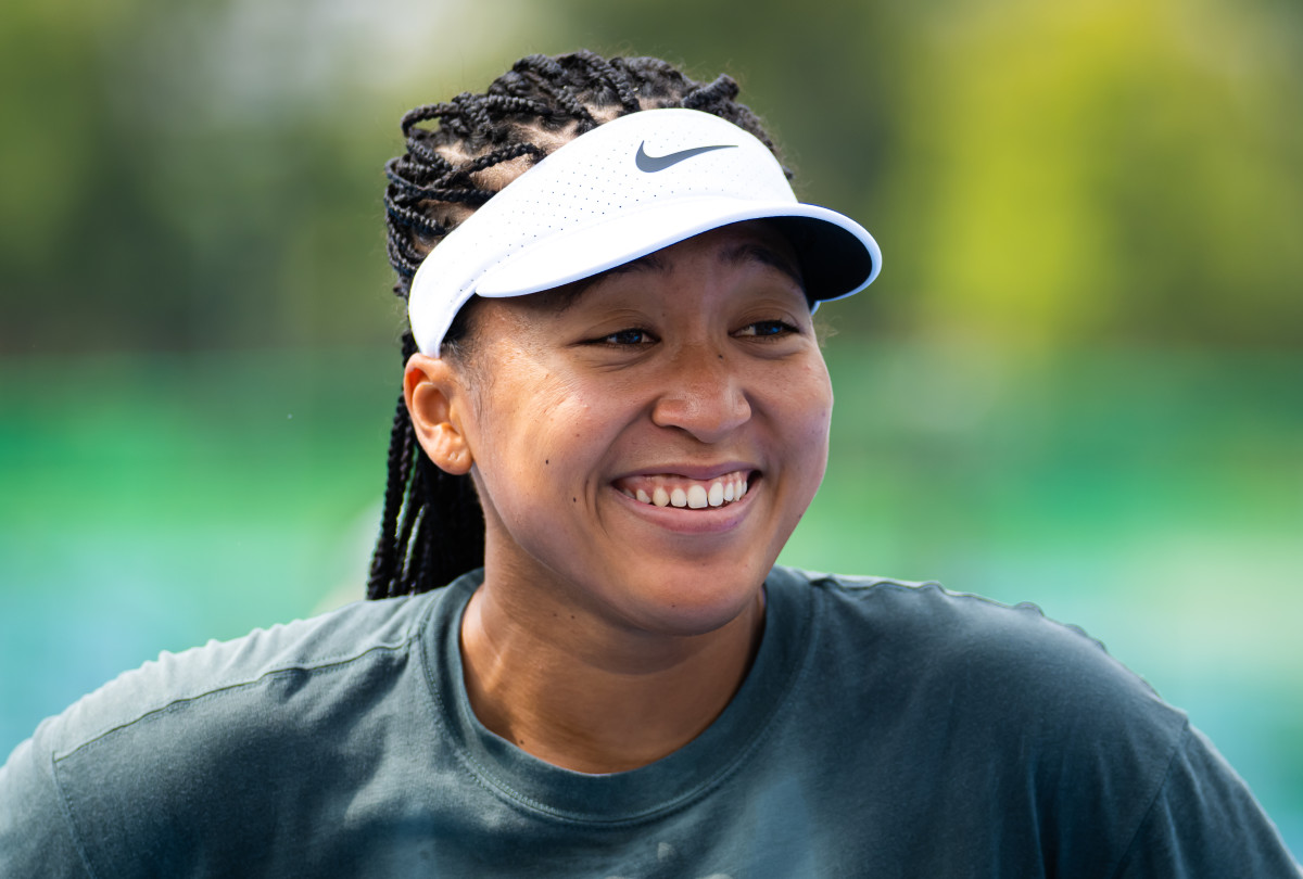 Naomi Osaka on Day 1 of the Toray Pan Pacific Open 2022.