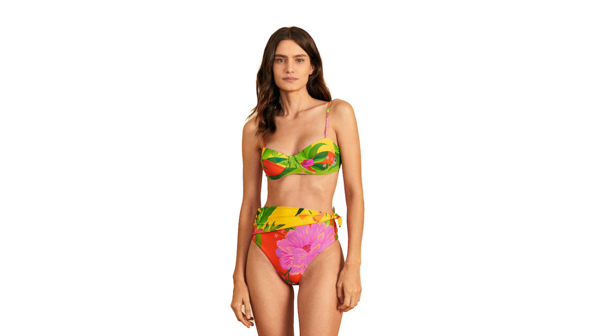 Eco Chic Econyl® High Tide Bikini Top - Going Tropical