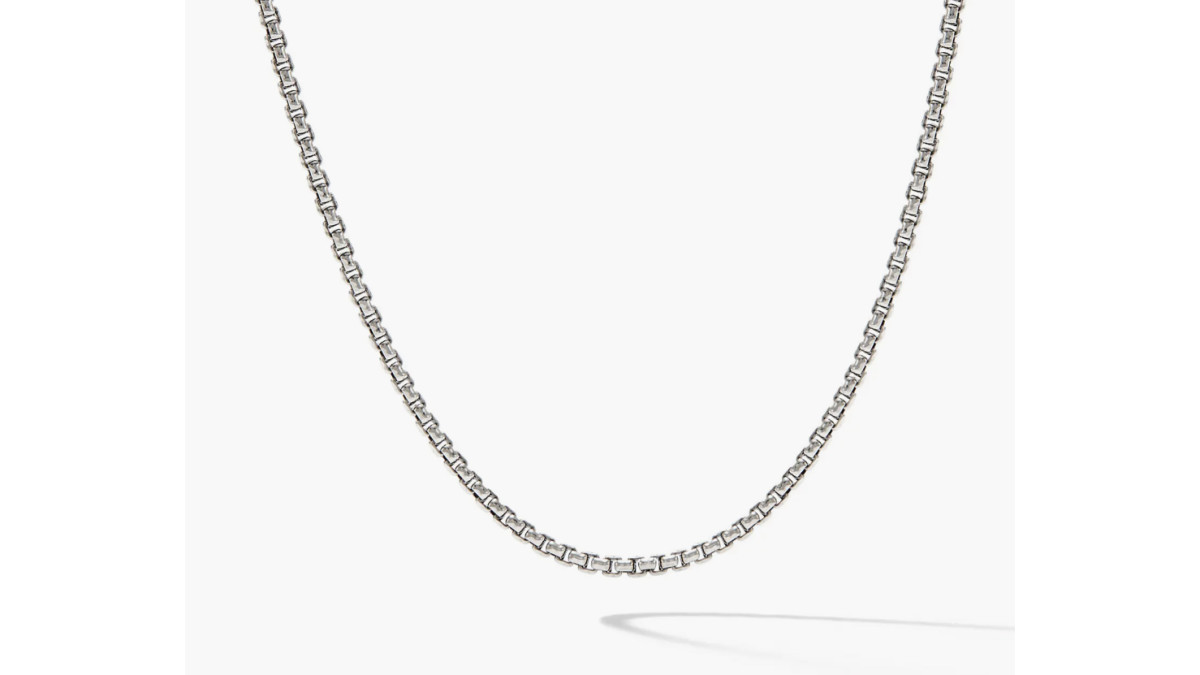 One of The Best Jewelry Gifts for the 2023 Holiday Season Necklace Edition, the David Yurman Box Chain Necklace available now at Nordstrom