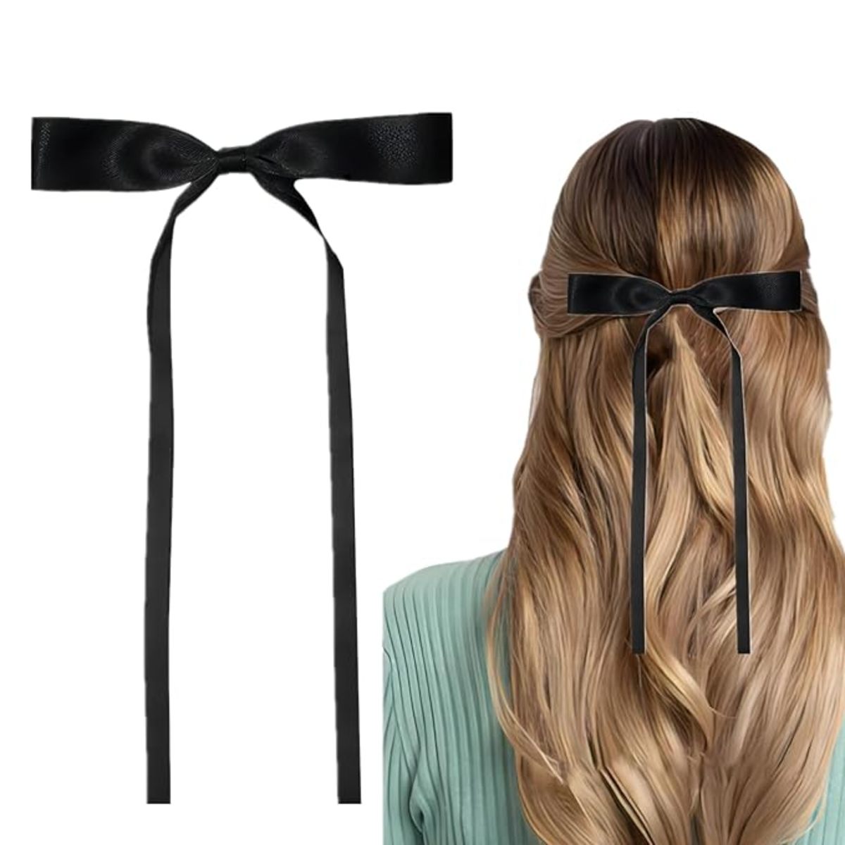 Amazon black hair ribbon